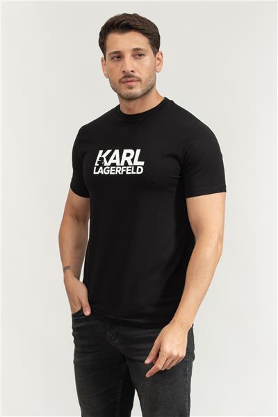 Karl Lagerfeld Erkek Bisiklet Yaka T-Shirt