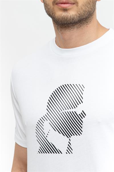 Karl Lagerfeld Erkek Bisiklet Yaka T-Shirt