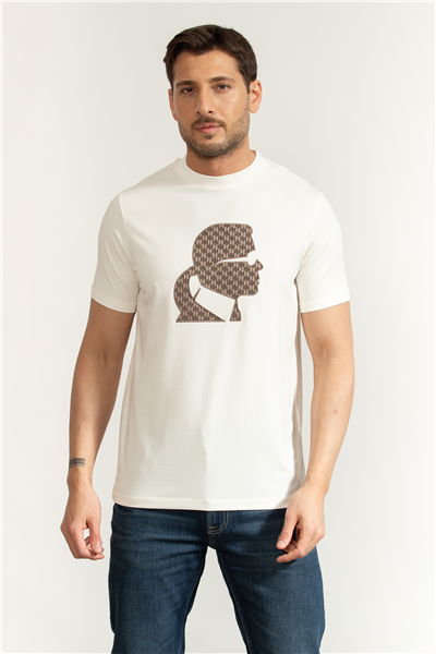 Karl Lagerfeld Erkek Bisiklet Yaka T-Shirt