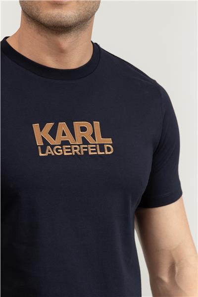 Karl Lagerfeld Erkek Bisiklet Yaka T-Shirt