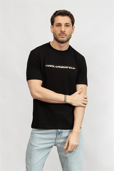 Karl Lagerfeld Erkek Bisiklet Yaka T-Shirt