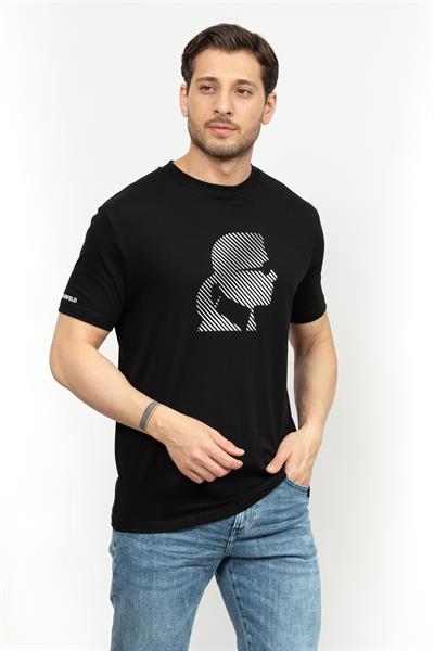 Karl Lagerfeld Erkek Bisiklet Yaka T-Shirt