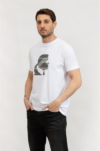 Karl Lagerfeld Erkek Bisiklet Yaka T-Shirt