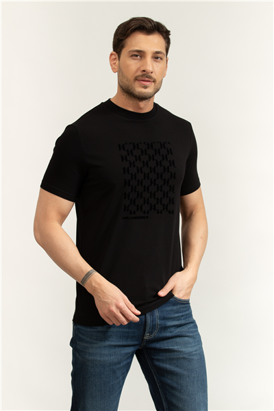 Karl Lagerfeld Erkek Bisiklet Yaka T-Shirt