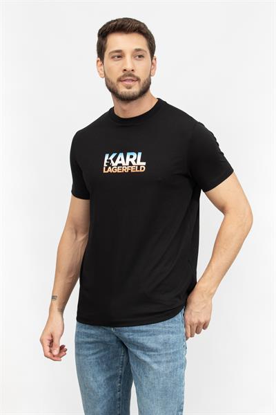 Karl Lagerfeld Erkek Bisiklet Yaka T-Shirt