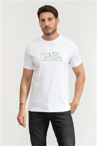 Karl Lagerfeld Erkek Bisiklet Yaka T-Shirt