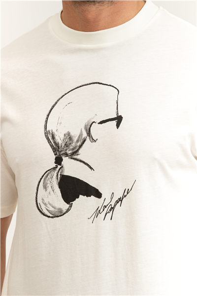 Karl Lagerfeld Erkek Bisiklet Yaka T-Shirt Kırmızı
