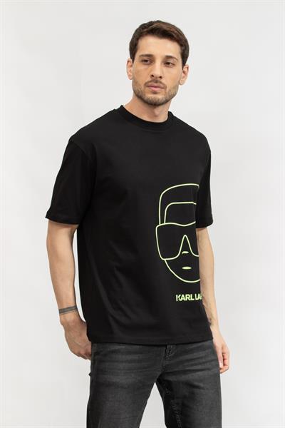 Karl Lagerfeld Erkek Bisiklet Yaka T-Shirt