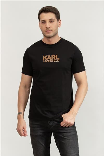 Karl Lagerfeld Erkek Bisiklet Yaka T-Shirt