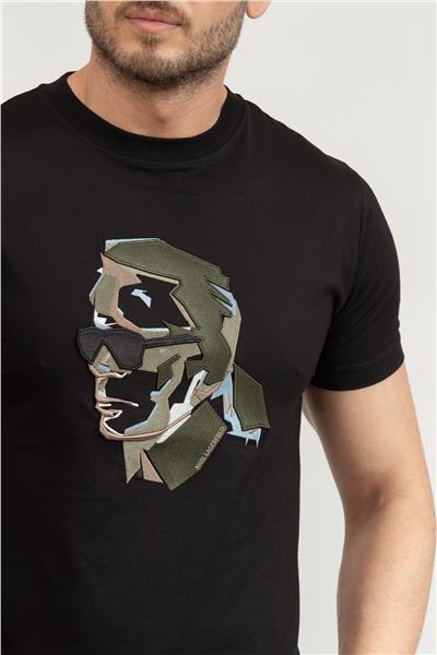 Karl Lagerfeld Erkek Bisiklet Yaka T-Shirt