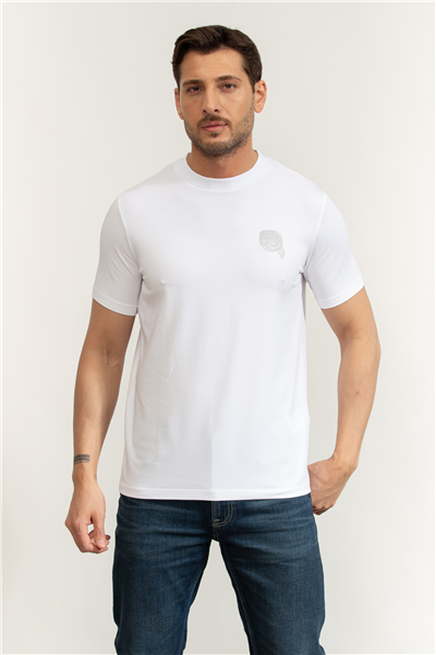 Karl Lagerfeld Erkek Bisiklet Yaka T-Shirt