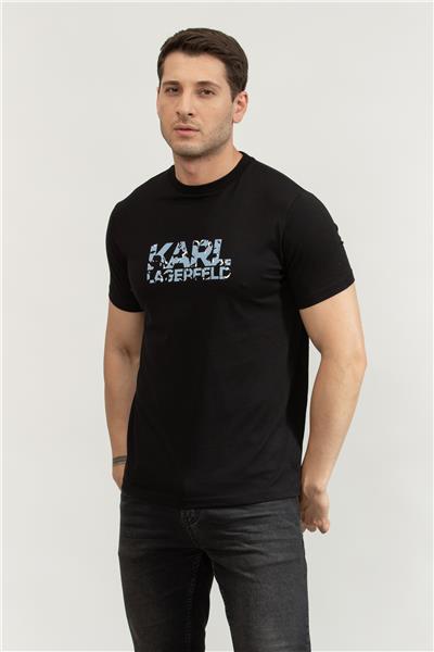 Karl Lagerfeld Erkek Bisiklet Yaka T-Shirt