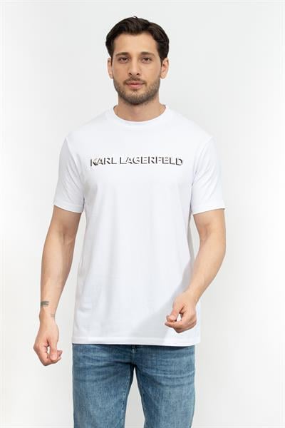 Karl Lagerfeld Erkek Bisiklet Yaka T-Shirt