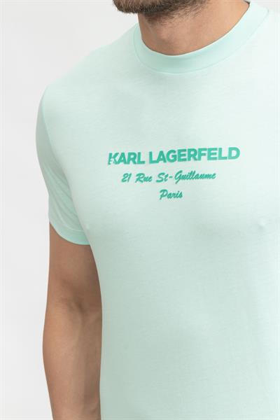 Karl Lagerfeld Erkek Bisiklet Yaka T-Shirt