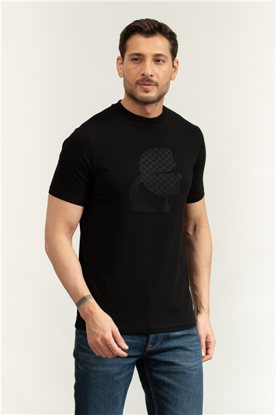Karl Lagerfeld Erkek Bisiklet Yaka T-Shirt