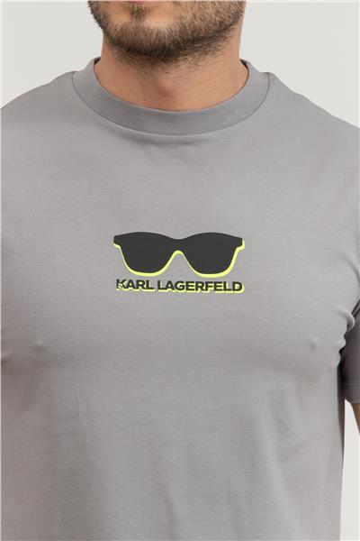Karl Lagerfeld Erkek Bisiklet Yaka T-Shirt