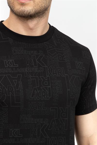 Karl Lagerfeld Erkek Bisiklet Yaka T-Shirt
