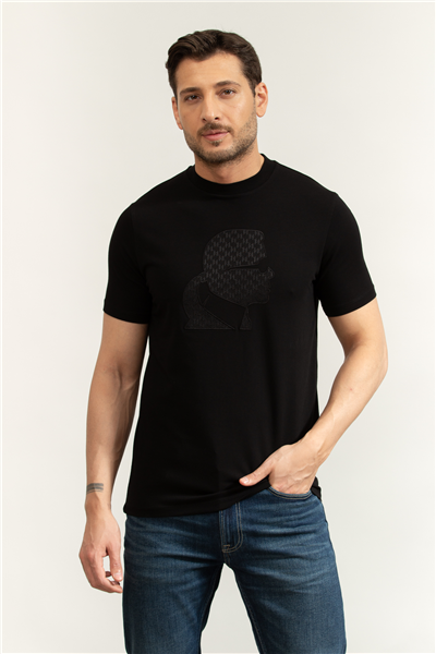 Karl Lagerfeld Erkek Bisiklet Yaka T-Shirt