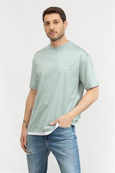 Karl Lagerfeld Erkek Bisiklet Yaka T-Shirt