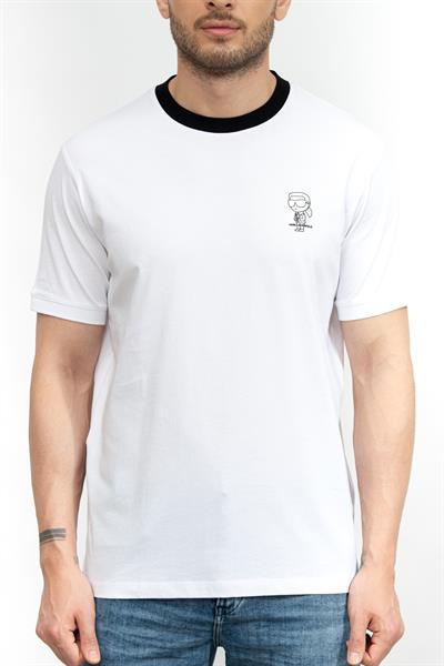 Karl Lagerfeld Erkek Bisiklet Yaka T-Shirt