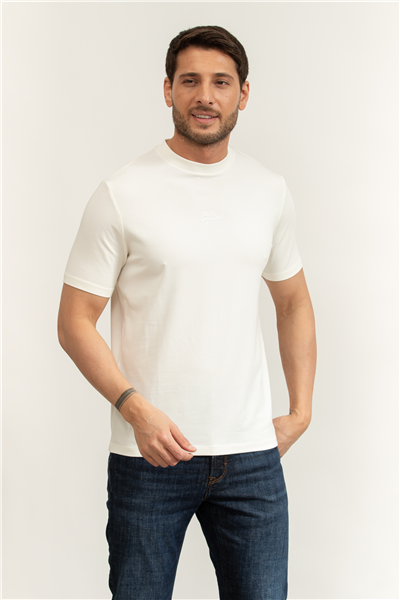 Karl Lagerfeld Erkek Bisiklet Yaka T-Shirt Kırmızı