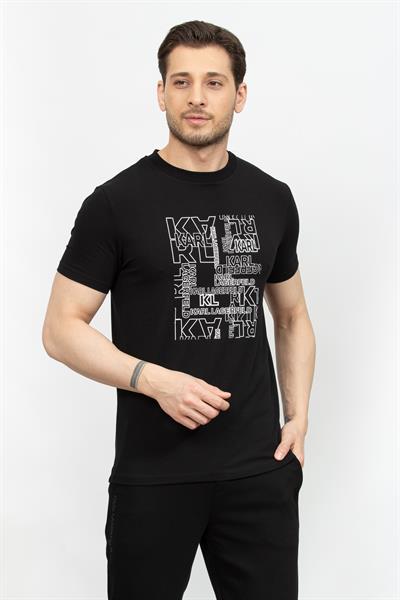 Karl Lagerfeld Erkek Bisiklet Yaka T-Shirt
