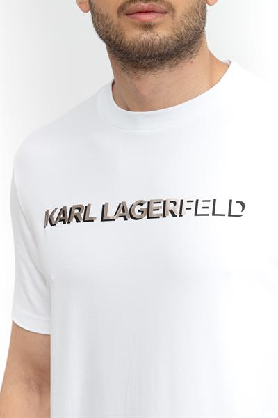 Karl Lagerfeld Erkek Bisiklet Yaka T-Shirt