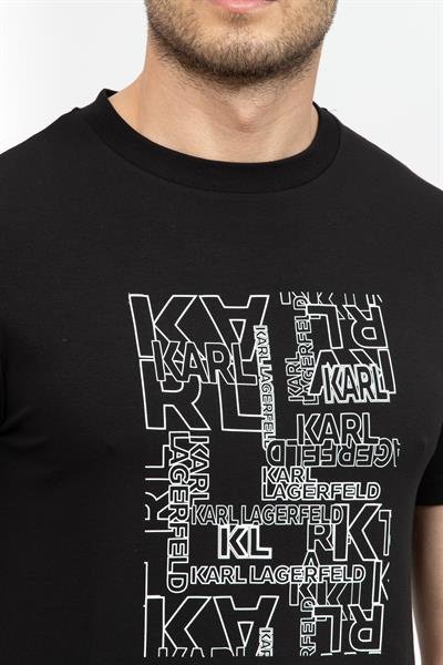 Karl Lagerfeld Erkek Bisiklet Yaka T-Shirt