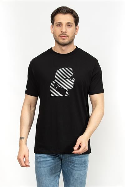 Karl Lagerfeld Erkek Bisiklet Yaka T-Shirt