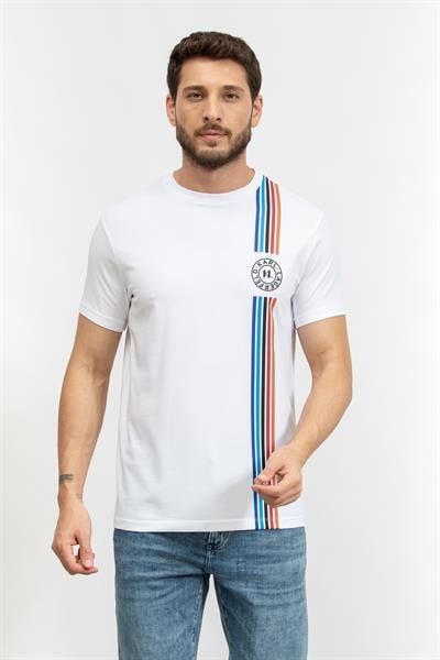 Karl Lagerfeld Erkek Bisiklet Yaka T-Shirt
