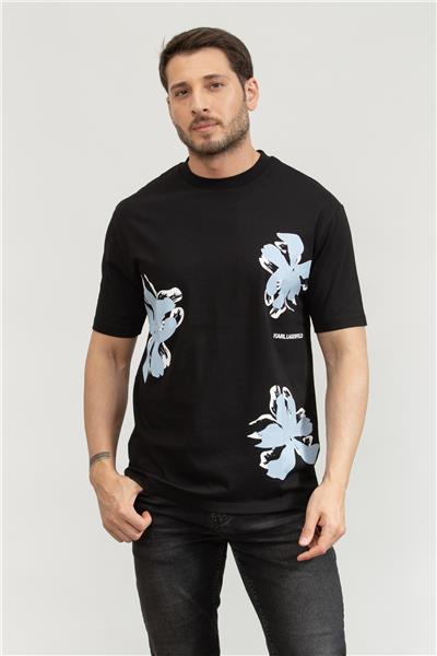Karl Lagerfeld Erkek Bisiklet Yaka T-Shirt