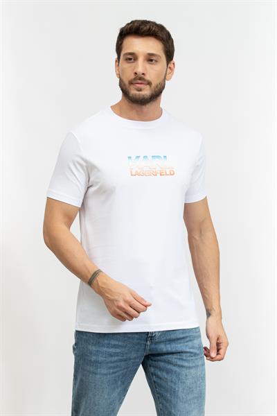 Karl Lagerfeld Erkek Bisiklet Yaka T-Shirt