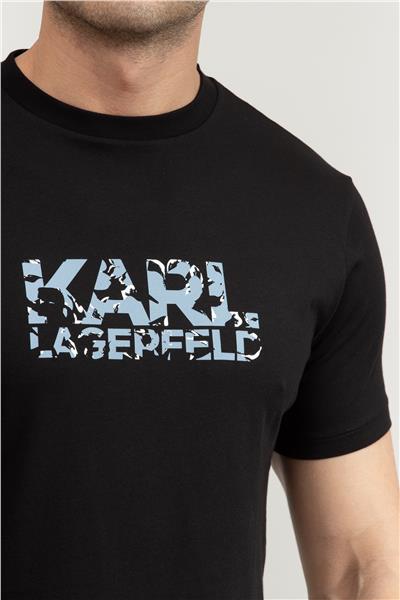 Karl Lagerfeld Erkek Bisiklet Yaka T-Shirt