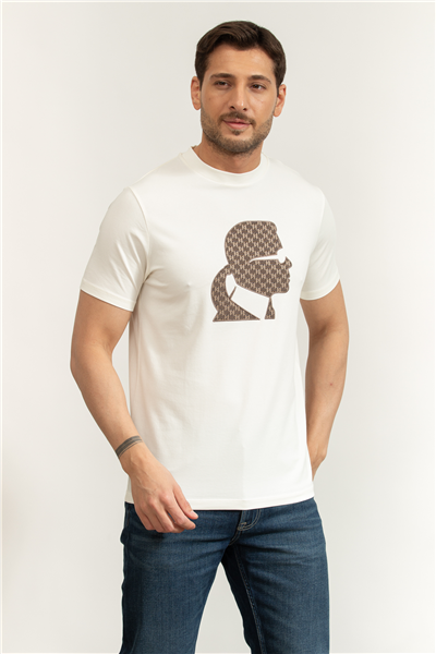 Karl Lagerfeld Erkek Bisiklet Yaka T-Shirt