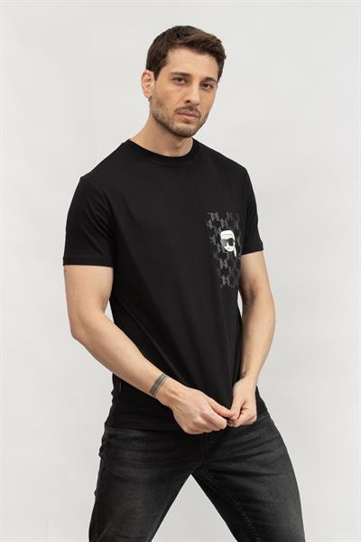 Karl Lagerfeld Erkek Bisiklet Yaka T-Shirt