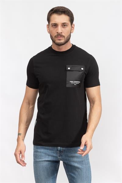 Karl Lagerfeld Erkek Bisiklet Yaka T-Shirt
