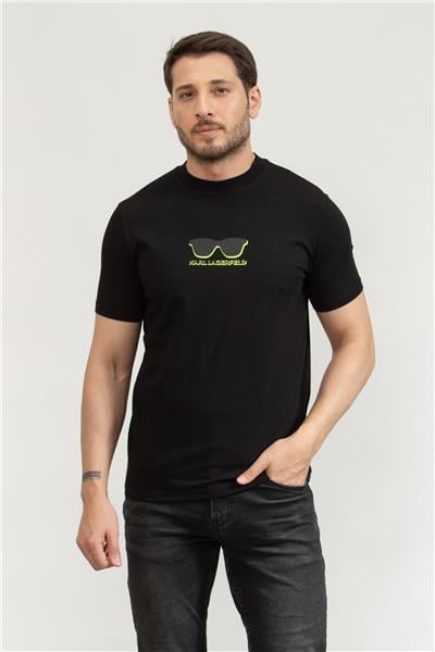 Karl Lagerfeld Erkek Bisiklet Yaka T-Shirt