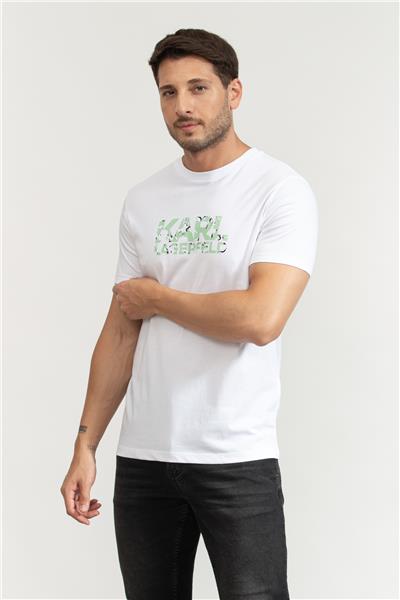 Karl Lagerfeld Erkek Bisiklet Yaka T-Shirt