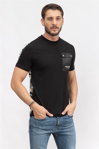 Karl Lagerfeld Erkek Bisiklet Yaka T-Shirt