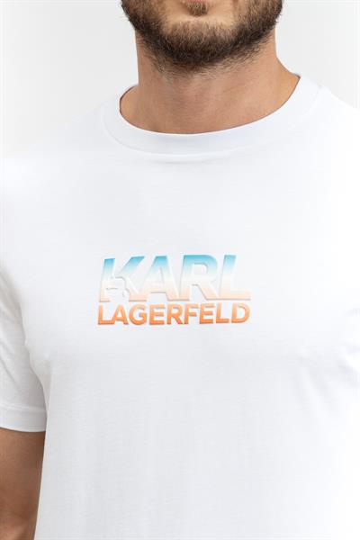 Karl Lagerfeld Erkek Bisiklet Yaka T-Shirt