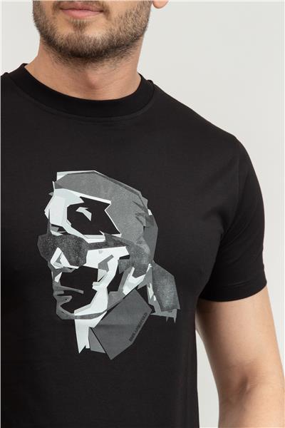 Karl Lagerfeld Erkek Bisiklet Yaka T-Shirt