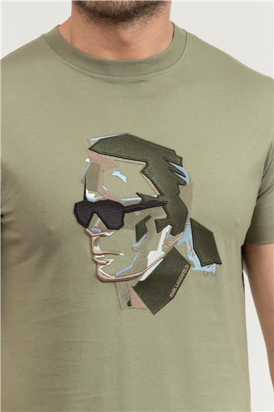 Karl Lagerfeld Erkek Bisiklet Yaka T-Shirt