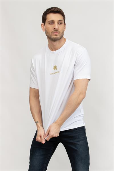 Karl Lagerfeld Erkek Bisiklet Yaka T-Shirt