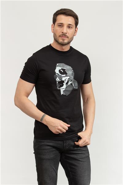 Karl Lagerfeld Erkek Bisiklet Yaka T-Shirt