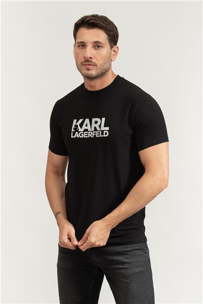 Karl Lagerfeld Erkek Bisiklet Yaka T-Shirt