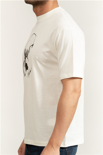 Karl Lagerfeld Erkek Bisiklet Yaka T-Shirt Kırmızı