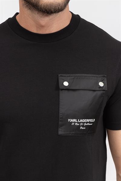 Karl Lagerfeld Erkek Bisiklet Yaka T-Shirt