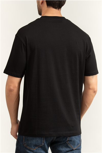 Karl Lagerfeld Erkek Bisiklet Yaka T-Shirt Siyah