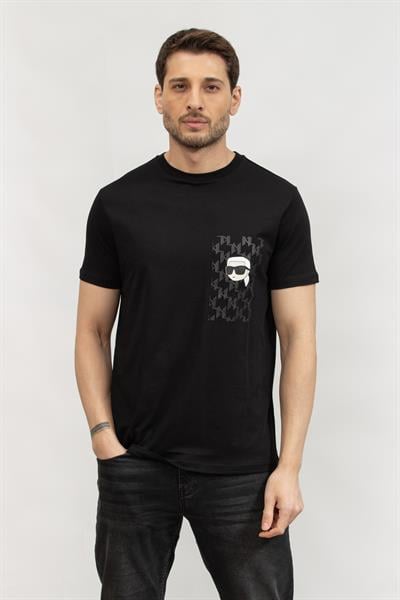 Karl Lagerfeld Erkek Bisiklet Yaka T-Shirt