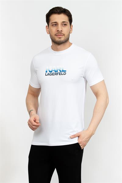Karl Lagerfeld Erkek Bisiklet Yaka T-Shirt